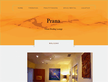 Tablet Screenshot of pranaurbanhealinglounge.com